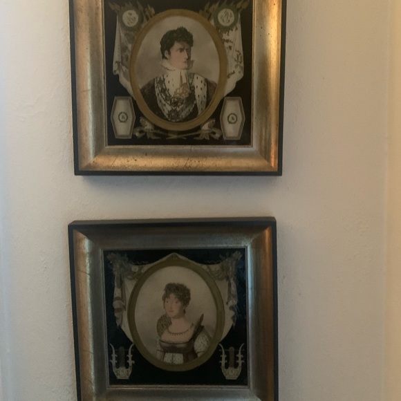2 French Portraiture Picture Frames